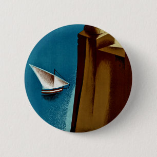 Badge Rond 5 Cm Estoril - Cascais Portugal