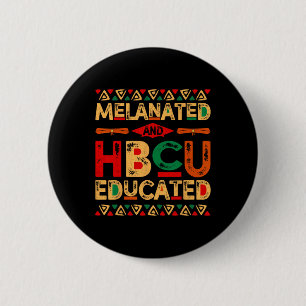 Badge Rond 5 Cm Et Hbcu A Éduqué La Fierté Africaine Mois De L'His