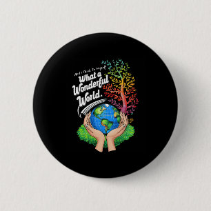 Badge Rond 5 Cm Et Je Me Pense Que C'Est Une Merveilleuse Terre Mo