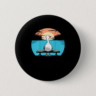 Badge Rond 5 Cm Et si je ne suis pas assez idiot Oie Drôle Idiot O