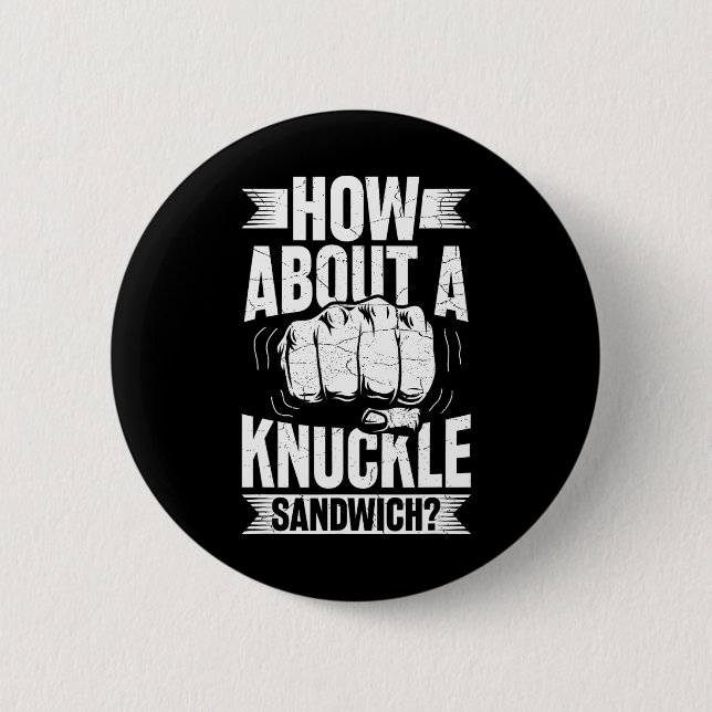 Badge Rond 5 Cm Et Un Sandwich À La Canicule (Devant)