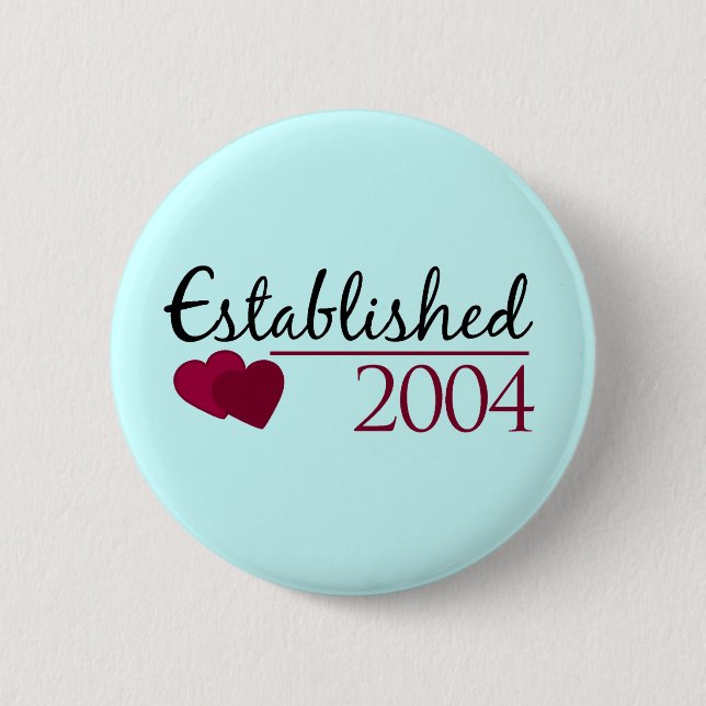 Badge Rond 5 Cm Établi 2004 (Devant)