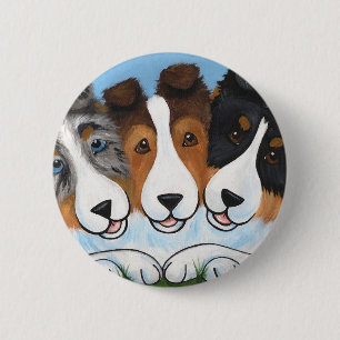 Badge Rond 5 Cm Étagères "BFF's", couleurs triples et tailles