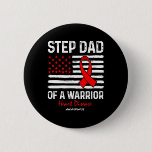 Badge Rond 5 Cm Étape De Soutien Du Survivant De La Maladie Papa D