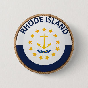 Badge Rond 5 Cm État de bouton de joint de drapeau d'île de Rhod