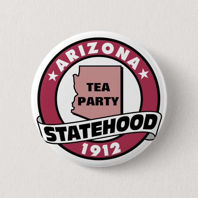 BADGE ROND 5 CM ÉTAT DE THÉ DE L'ARIZONA (Devant)