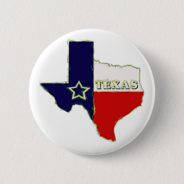 BADGE ROND 5 CM ÉTAT DU TEXAS (Devant)