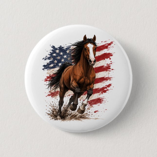 Badge Rond 5 Cm États-Unis 250e Liberté (Devant)
