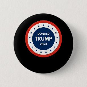 Badge Rond 5 Cm États-Unis Donald Trump 2024