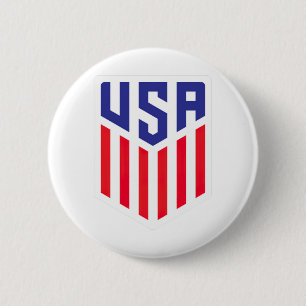 Badge Rond 5 Cm États-Unis USA
