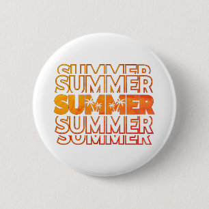 Badge Rond 5 Cm Été