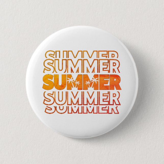 Badge Rond 5 Cm Été (Devant)