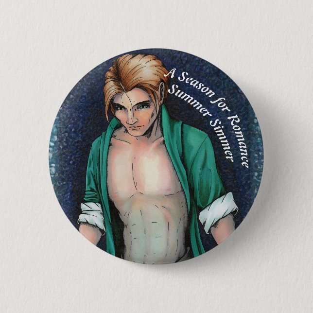 Badge Rond 5 Cm Été Simmer Mage (Devant)