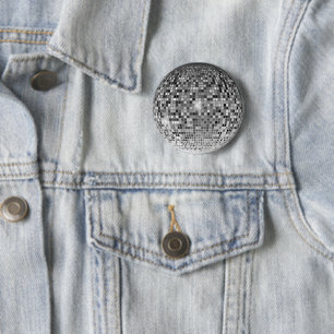 Badge Rond 5 Cm Étincelle comme le les années 70 : Bouton de boule