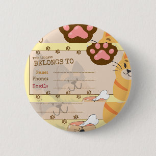 Badge Rond 5 Cm etiquette a bagage