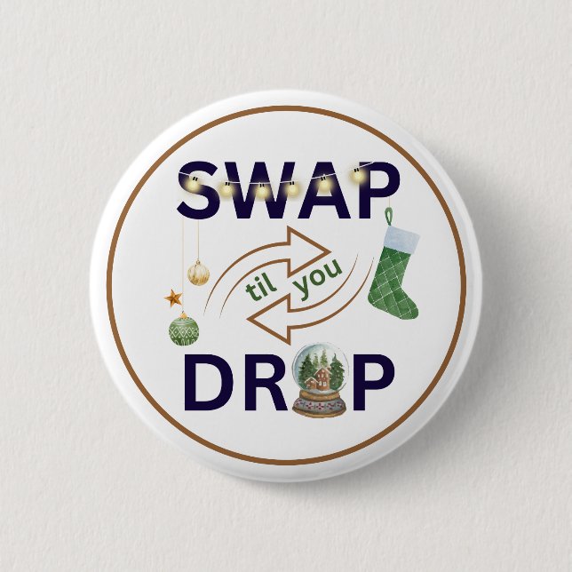 Badge Rond 5 Cm Étiquette cadeau Merci de Noël (Devant)