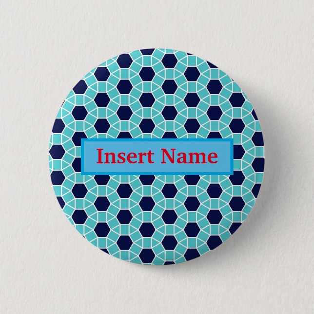 Badge Rond 5 Cm Étiquette personnalisée avec épingle (Devant)