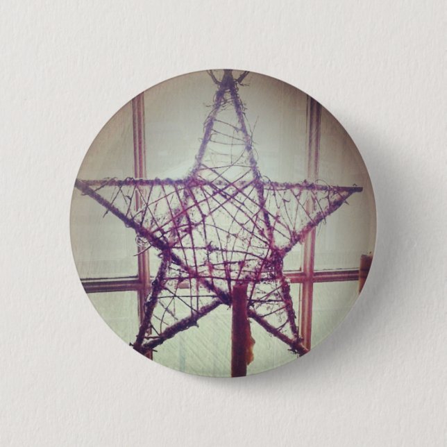 Badge Rond 5 Cm Étoile (Devant)