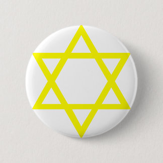 Badge Rond 5 Cm Étoile de David