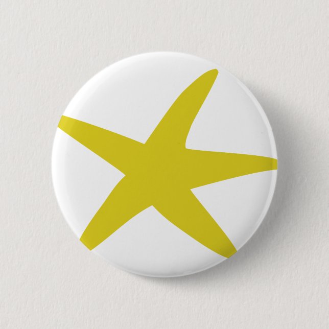 Badge Rond 5 Cm étoile jaune (Devant)