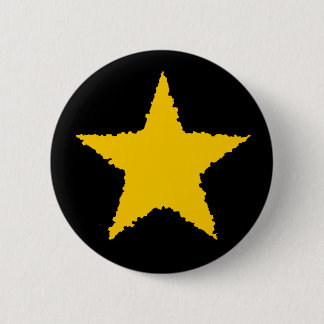Badge Rond 5 Cm étoile jaune mignonne