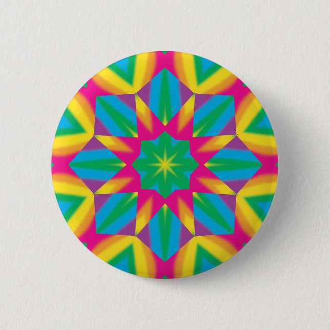 Badge Rond 5 Cm Étoile publicitaire rétro (Devant)