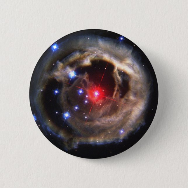 Badge Rond 5 Cm Étoile rouge (Devant)