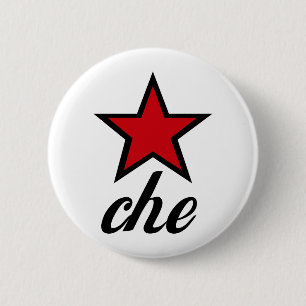 Badge Rond 5 Cm Étoile rouge Che Guevara !