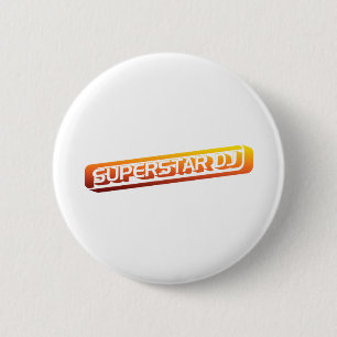 Badge Rond 5 Cm Étoile superbe DJ