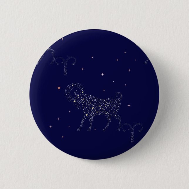 Badge Rond 5 Cm étoiles (Devant)