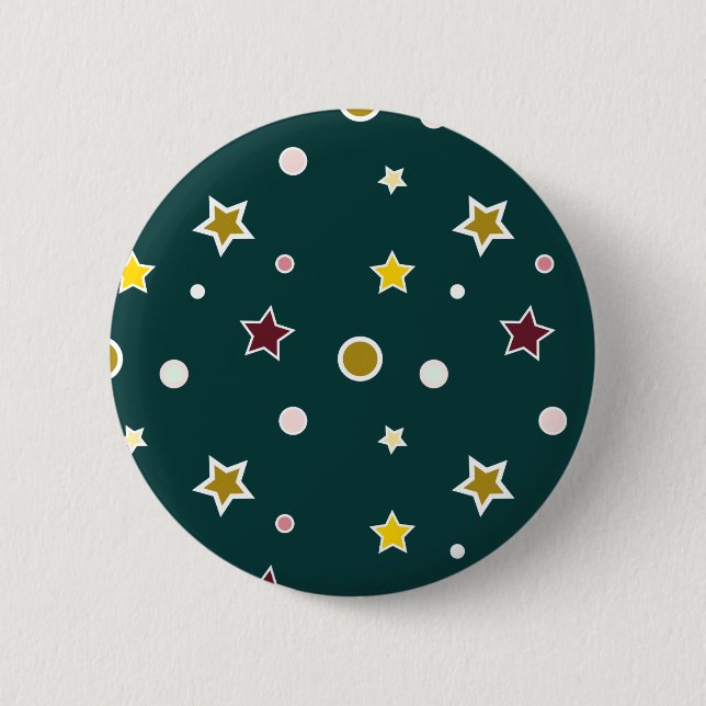 Badge Rond 5 Cm Étoiles (Devant)