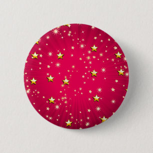 Badge Rond 5 Cm Étoiles