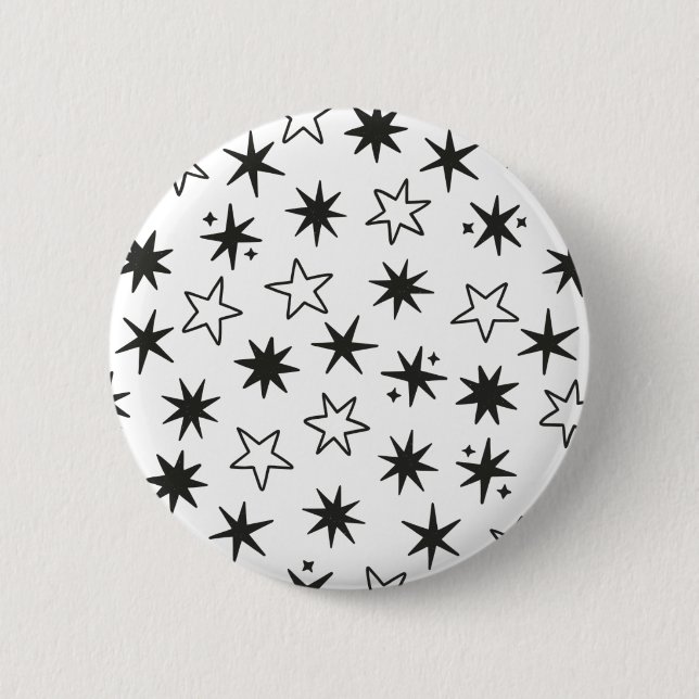 Badge Rond 5 Cm Étoiles (Devant)