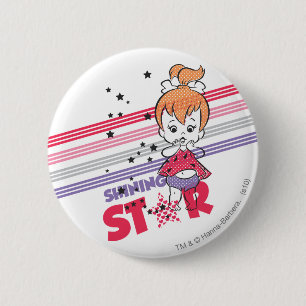 Badge Rond 5 Cm Étoiles brillantes PEBBLES™