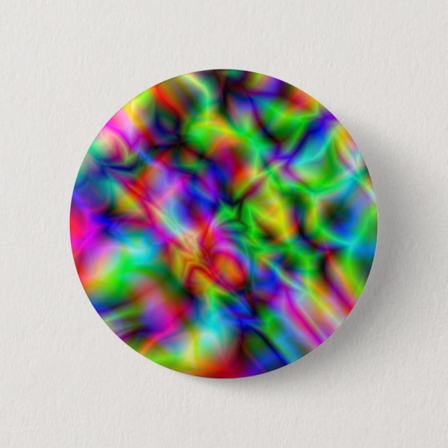 Badge Rond 5 Cm Étoiles de Noël (Devant)