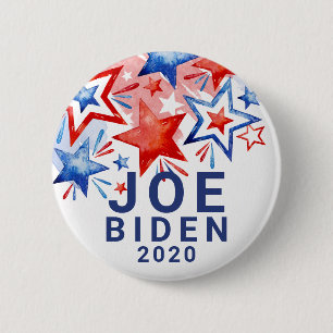 Badge Rond 5 Cm Étoiles patriotiques Joe Biden 2020