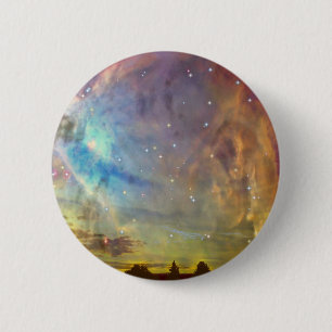 Badge Rond 5 Cm Étoiles sur Orion