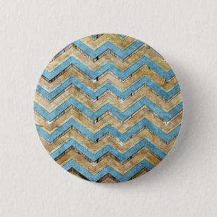 Badge Rond 5 Cm Étonnant cool chevron zigzag motif
