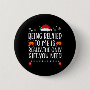 Badge Rond 5 Cm Etre Lié À Moi Correspondant Amusant De Famille Di