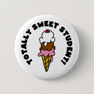 Badge Rond 5 Cm Étudiant de bonbon à cornet de crème glacée