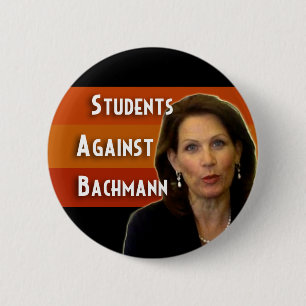 Badge Rond 5 Cm Étudiants contre le bouton de campagne de Bachmann