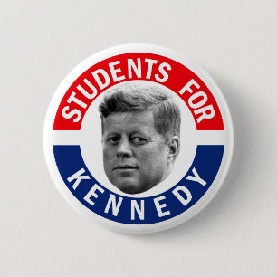 Badge Rond 5 Cm Étudiants pour Kennedy