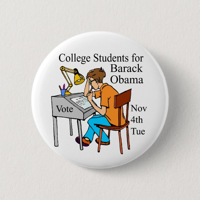 BADGE ROND 5 CM ÉTUDIANTS UNIVERSITAIRES POUR LE BOUTON DE GÉANT (Devant)