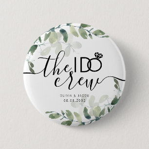 Badge Rond 5 Cm Eucalyptus I Do Crew
