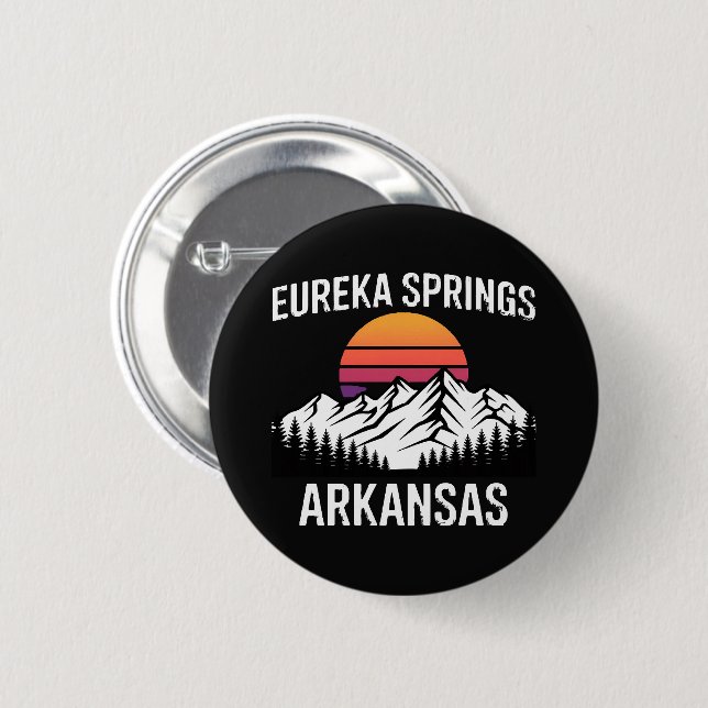 Badge Rond 5 Cm Eureka Springs (Devant & derrière)
