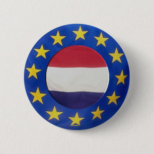 Badge Rond 5 Cm Euro 2008 - Bouton Pays-Bas