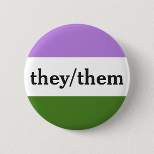 Badge Rond 5 Cm Eux/eux boutons