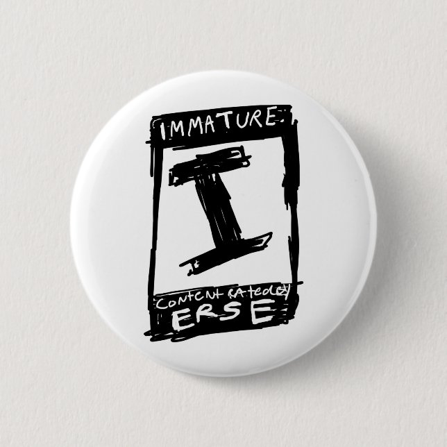 Badge Rond 5 Cm Évalué (Devant)