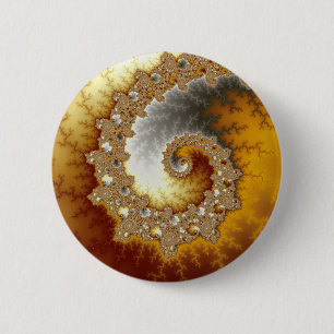 Badge Rond 5 Cm Évasion - bouton de fractale