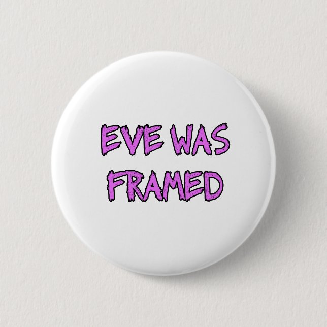 Badge Rond 5 Cm Ève A ÉTÉ ENCADRÉE (Devant)